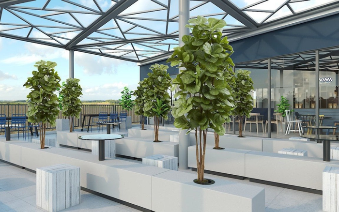 Không gian 'sang - xịn' nằm trong căn tin của trường ĐH FPT Cần Thơ khiến dân tình xuýt xoa Ảnh 2