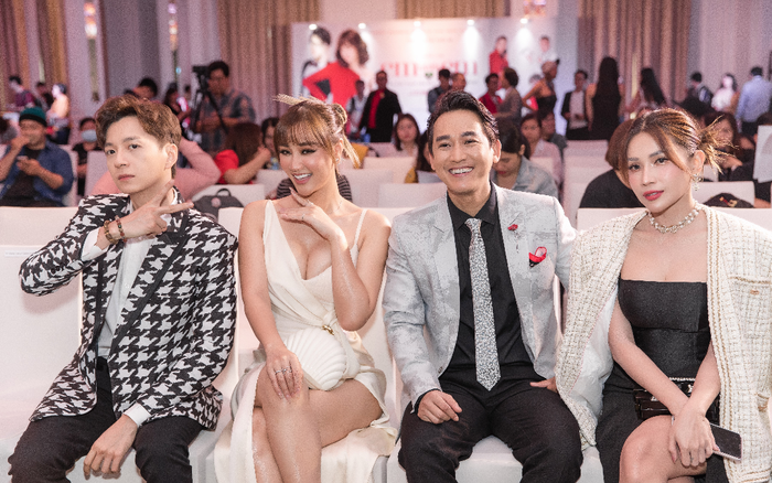 Họp báo 'Em là của em': Khả Như tố Hứa Vĩ Văn khinh Ngô Kiến Huy ra mặt, Maya khoe vòng 1 'nghẹt thở' Ảnh 2