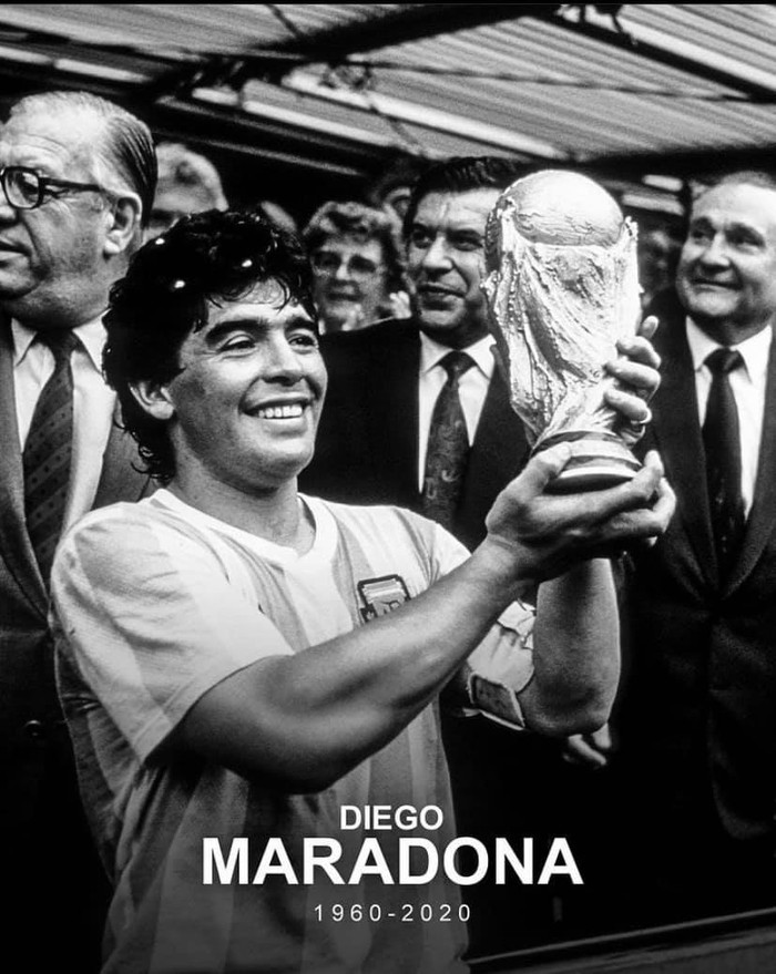 Mạng xã hội tràn ngập thương tiếc danh thủ huyền thoại Diego Maradona Ảnh 3