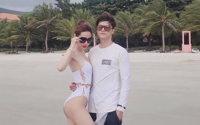 Linh Chi 'đốt mắt' với bikini nóng bỏng, 'tâng bốc Lâm Vinh Hải lên mây' Ảnh 2