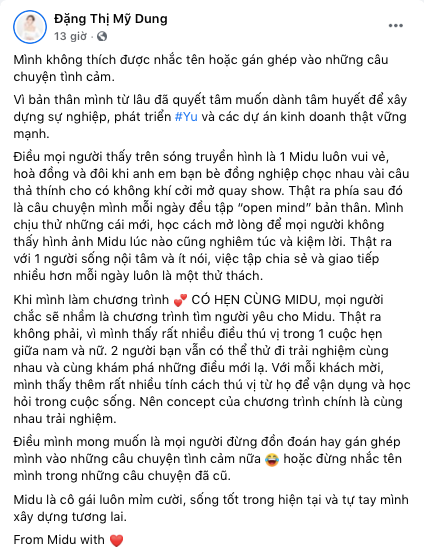 Midu lên tiếng sau ồn ào liên tục bị 'réo tên' khi Phan Thành kết hôn cùng Primmy Trương Ảnh 3