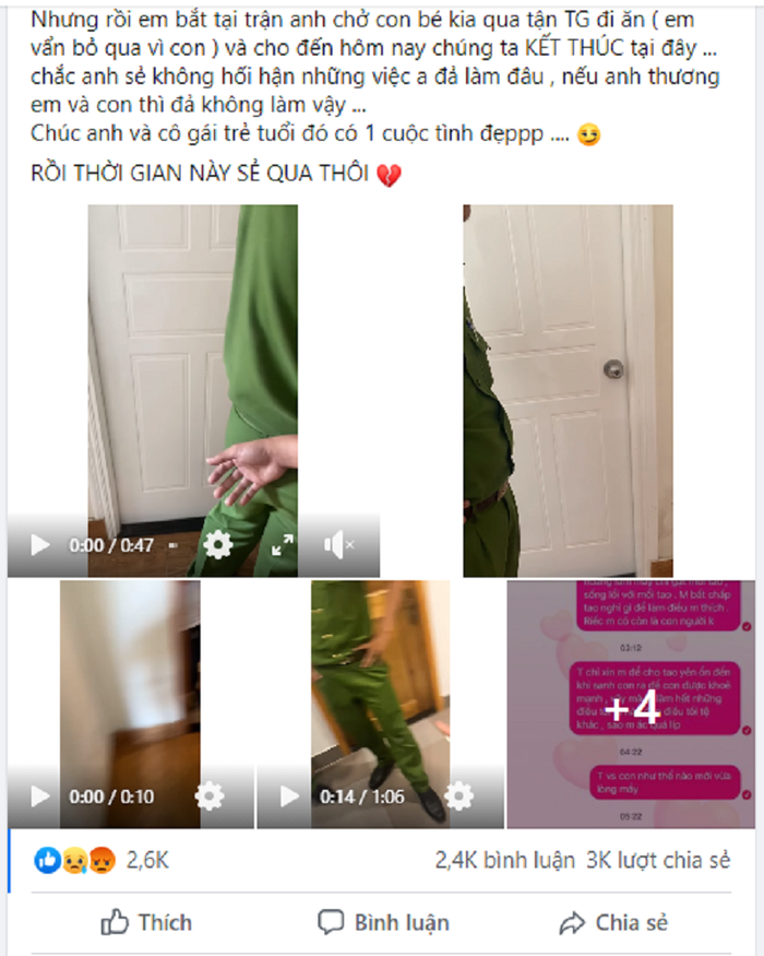 Bài đăng của người vợ nhanh chóng thu hút sự quan tâm của CĐM. 