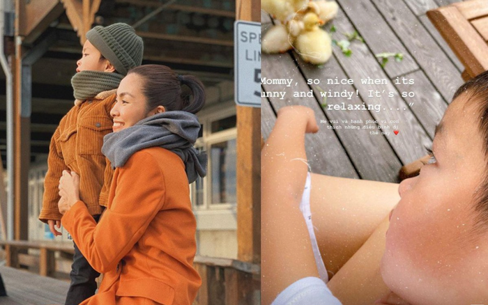 Hiếm hoi lắm Hà Tăng mới chịu lộ cận mặt con trai, hé lộ luôn sở thích giống mẹ Ảnh 2