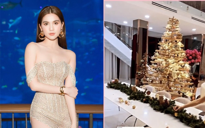 Ngọc Trinh trang hoàng lộng lẫy cho căn biệt thự 40 tỷ đồng để đón Giáng sinh Ảnh 2