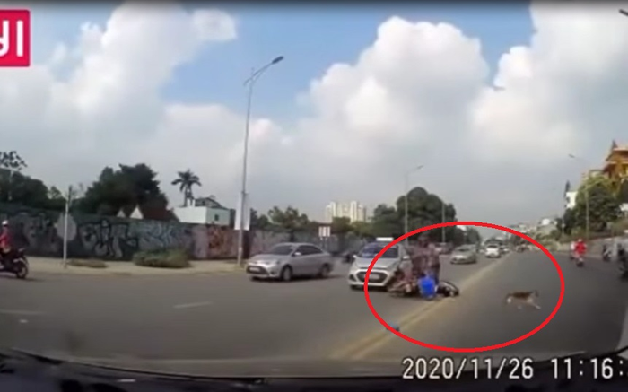 Sự thật đoạn clip nam thanh niên bỏ mặc bạn gái sau va chạm giao thông để đuổi theo chú chó Ảnh 2