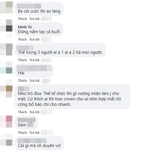 Màn công bố 'chẳng giống ai' khiến cuộc thi khép lại như một trò đùa.