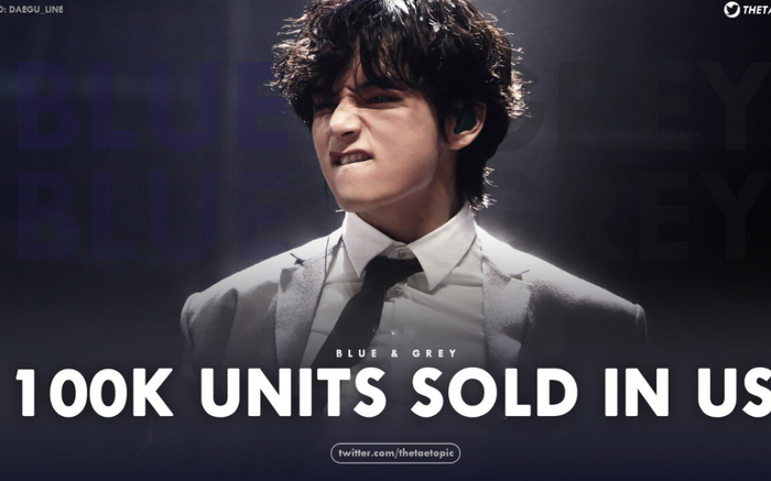 Chỉ sau 8 ngày, ca khúc V (BTS) tự sản xuất cán mốc 100 nghìn bản tại Mỹ Ảnh 2