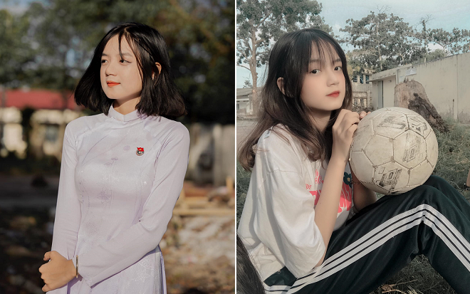 10X Cà Mau đẹp tinh khôi trong tà áo dài trắng khiến bao người xao xuyến Ảnh 2