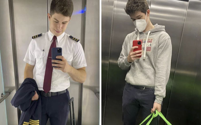 Chàng phi công nổi tiếng nhờ bức ảnh làm shipper thời COVID-19 Ảnh 2