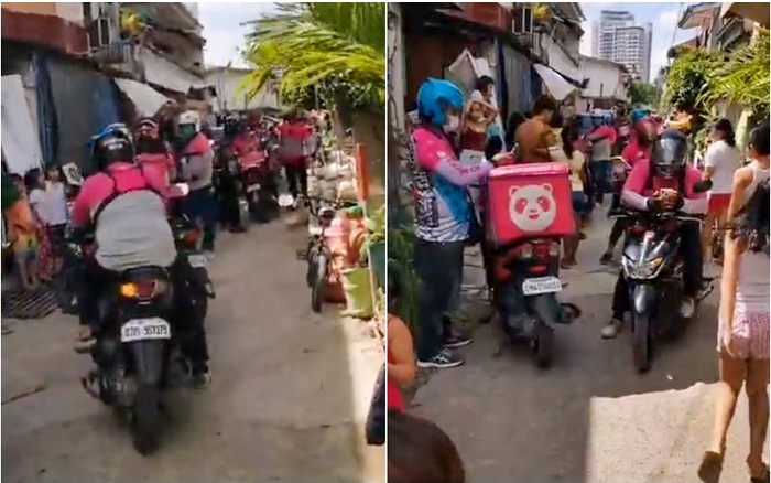 Hàng xóm phát hoảng khi 42 shipper cùng lúc giao hàng cho cô bé 7 tuổi, càng bất ngờ khi biết nguyên nhân Ảnh 2