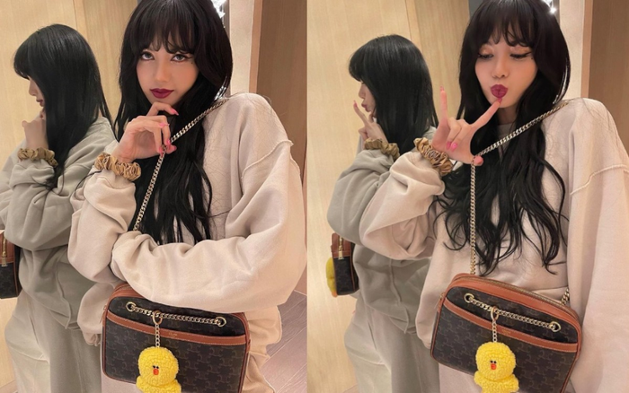 Lisa Black Pink khoe túi mới chưa được bao lâu thì phụ kiện đính kèm đã cháy hàng Ảnh 2