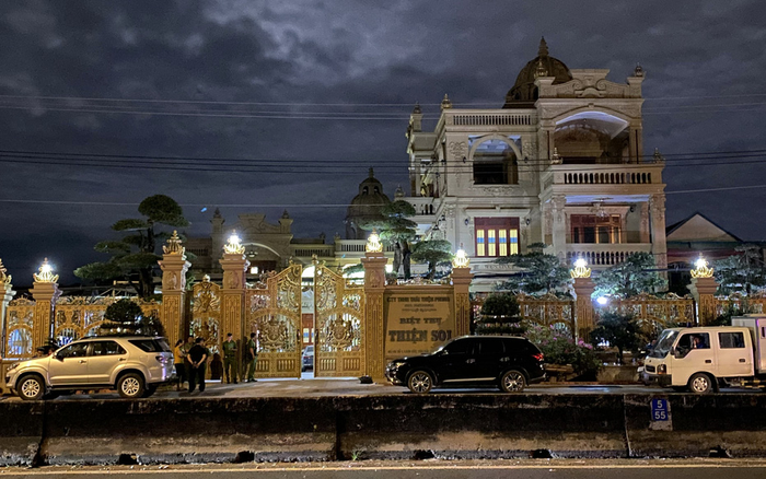 Khám xét biệt thự 'dát vàng' của đại gia Thiện 'Soi' ở Bà Rịa - Vũng Tàu Ảnh 2