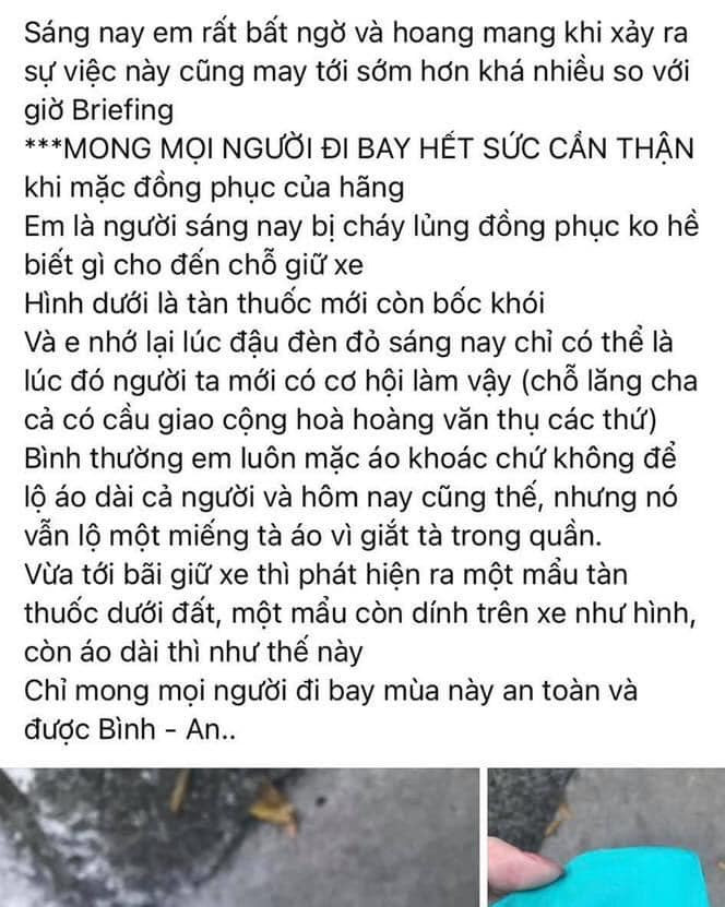 Dân mạng phẫn nộ khi tiếp viên Vietnam Airlines bị dí tàn thuốc, ném trứng gà vào người Ảnh 1