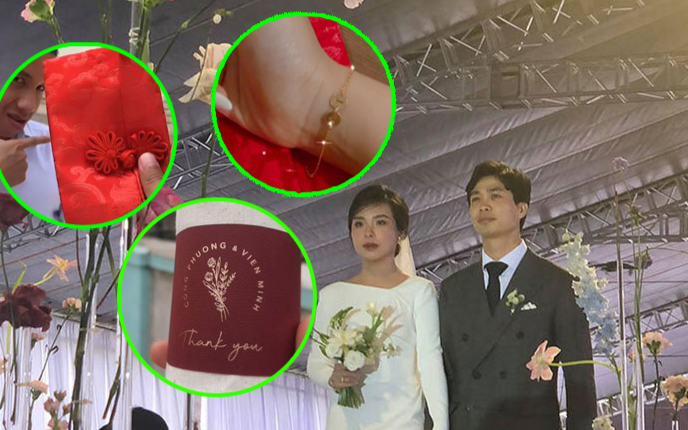 Ngắm những món quà siêu dễ thương trong loạt đám cưới của Công Phượng và Viên Minh dành tặng khách mời Ảnh 2