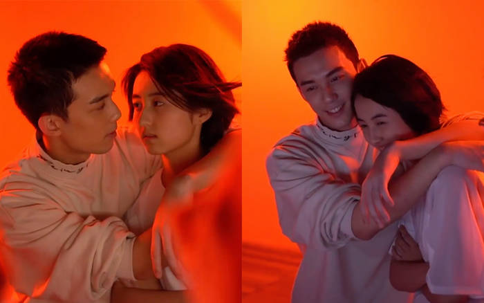 Rò rỉ ảnh hậu trường của Ngô Lỗi và Trương Tử Phong trong phim mới: Là đóng phim hay có tình ý với nhau? Ảnh 2