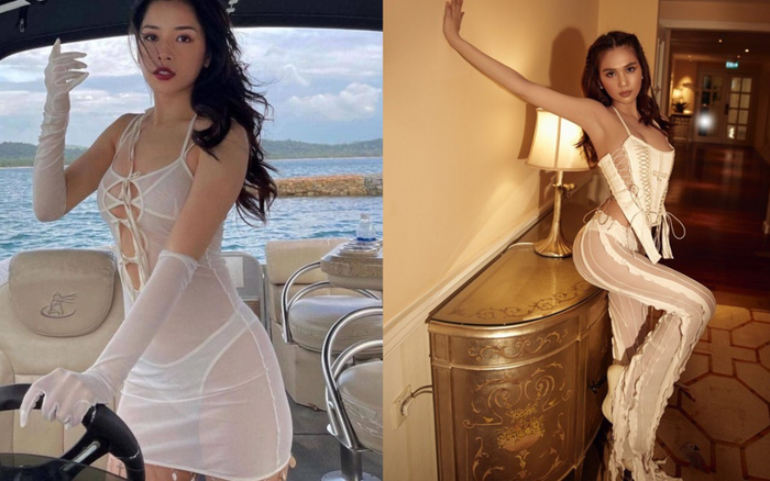Mặc anti-fan chế giễu, Chi Pu & Ngọc Trinh vẫn hết mình với style vòng 1 tràn trề Ảnh 2