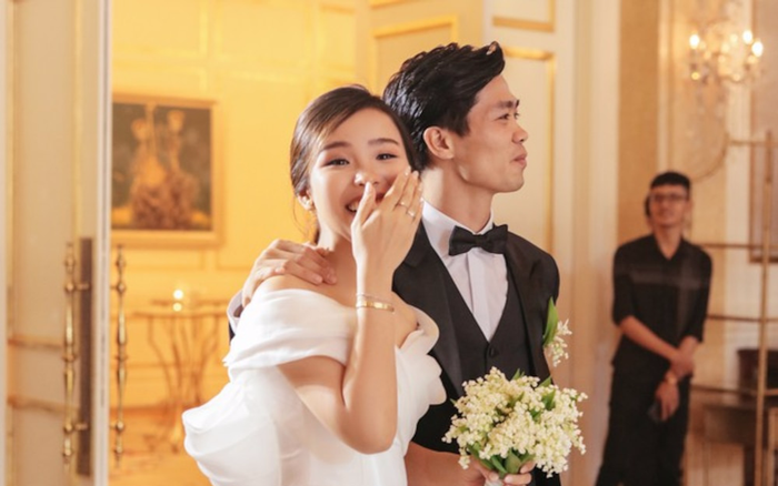 Hé lộ thêm ảnh cưới màu cực đẹp của Công Phượng và Viên Minh Ảnh 2