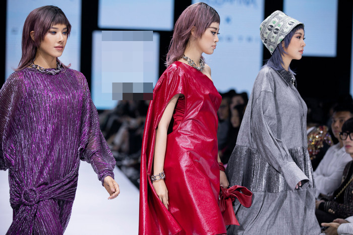 6 nàng hậu 'chạm' nhau trên sàn runway, Đỗ Thị Hà lần đầu làm vedette sau đăng quang Ảnh 8