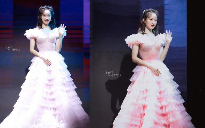 Thời trang thảm đỏ của 'Nữ thần Kim Ưng' Tống Thiến bị chê tơi tả Ảnh 2