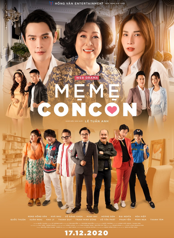 Hé lộ dàn diễn viên 'xịn xò' góp mặt trong web-drama 'Mẹ mẹ con con' của NSND Hồng Vân