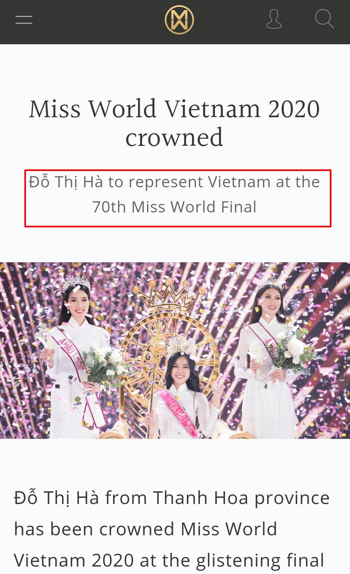 Miss World khen ngợi Hoa hậu Việt Nam, chính thức xác nhận Đỗ Thị Hà dự thi Hoa hậu Thế giới Ảnh 1