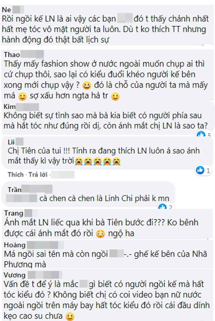 Fan tranh cãi clip Thủy Tiên bị Linh Chi hất tóc, đứng dậy bỏ đi: Lan Ngọc vô tình 'liên lụy'? Ảnh 8