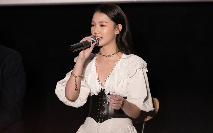 Bị nghi ngờ khả năng hát live tại họp báo dự án mới, AMEE nói gì? Ảnh 2
