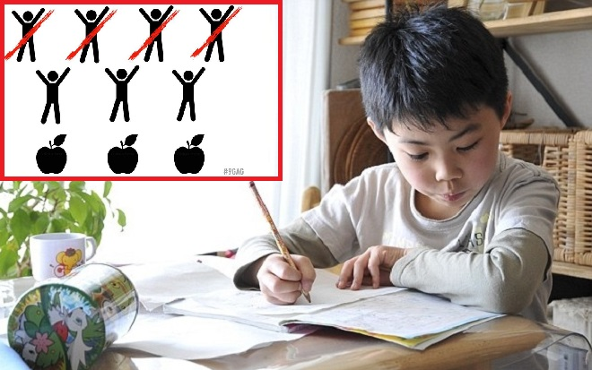 Thêm một bài toán lớp 3 khiến dân mạng 'dậy sóng': Làm sao chia đều 3 quả táo cho 7 người? Ảnh 2