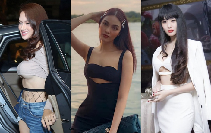 Sao Việt khoe chân ngực: Lan Khuê tinh tế, Ngân 98 - Hương Giang bị la ó phản cảm Ảnh 2