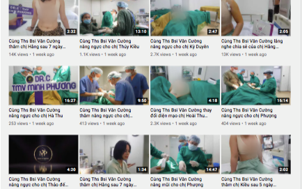 Xôn xao hàng loạt clip nâng ngực, lộ hình ảnh nhạy cảm của cơ sở thẩm mĩ trên YouTube Ảnh 2