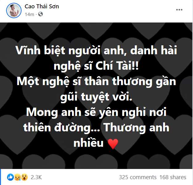 Danh hài Chí Tài qua đời: Thu Trang - Tiến Luật, Đông Nhi, Diệu Nhi và nhiều sao Việt khóc ngất bi thương Ảnh 6