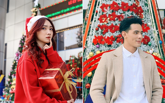 Dàn trai xinh gái đẹp 'trường NEU' háo nức check-in tiểu cảnh Noel Ảnh 2