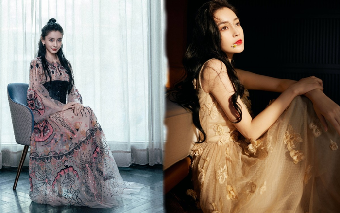 Angelababy liên tục bỏ bùa mê khán giả với váy áo đẹp như nàng tiên giáng trần Ảnh 2
