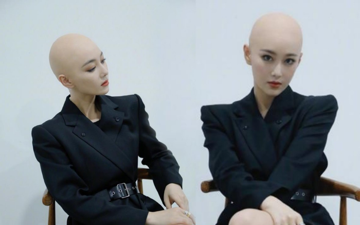 Trương Hinh Dư cạo trọc đầu chỉ vì tiết mục của chương trình Ảnh 2