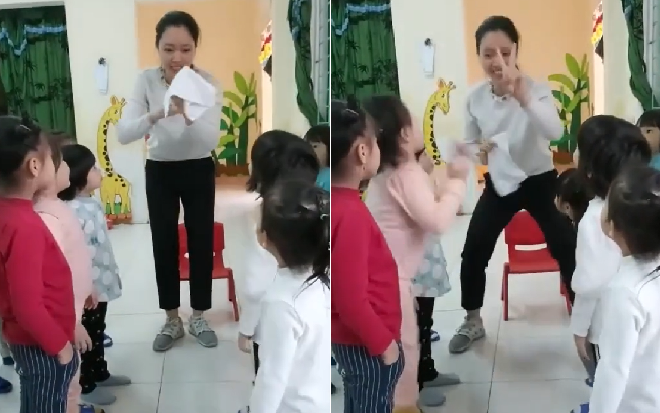 Clip: Màn ảo thuật hô biến ngón tay của cô giáo mầm non khiến cư dân mạng bật cười Ảnh 2