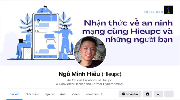 HiếuPC lập fanpage, website về kiến thức an ninh mạng: 'Muốn cống hiến cho đất nước hết mình!' Ảnh 4