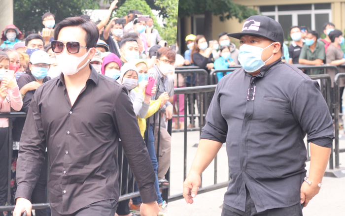 Trấn Thành thể hiện sự tinh tế tại lễ viếng cố nghệ sĩ Chí Tài, Hiếu Hiền xuất hiện sau ồn ào livestream Ảnh 2