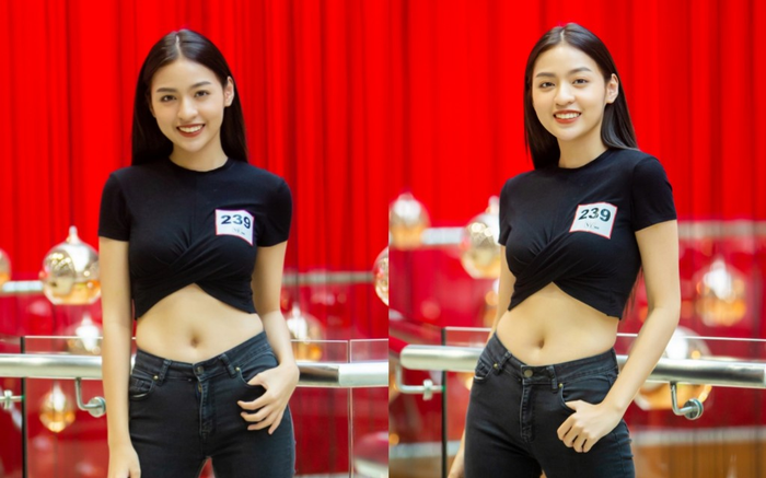 Hot girl 'Trứng rán cần mỡ' Trần Thanh Tâm cột áo khoe eo thon gây chú ý khi tham dự casting người mẫu Ảnh 2
