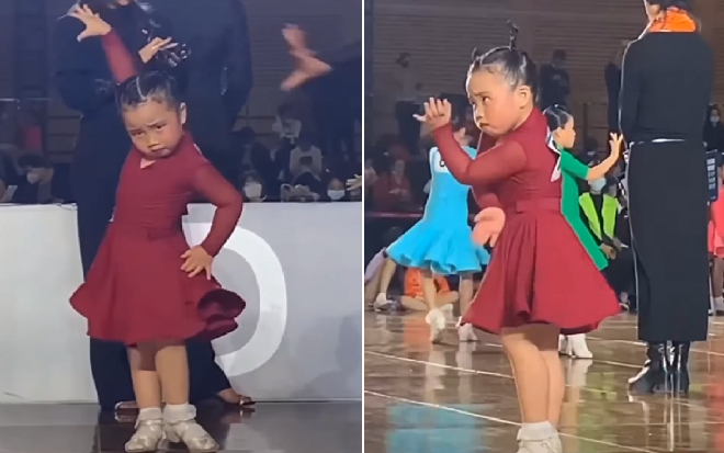 Đi thi nhảy, nữ sinh khiến dân mạng không nhịn được cười bởi thần thái 'chất như nước cất' Ảnh 2