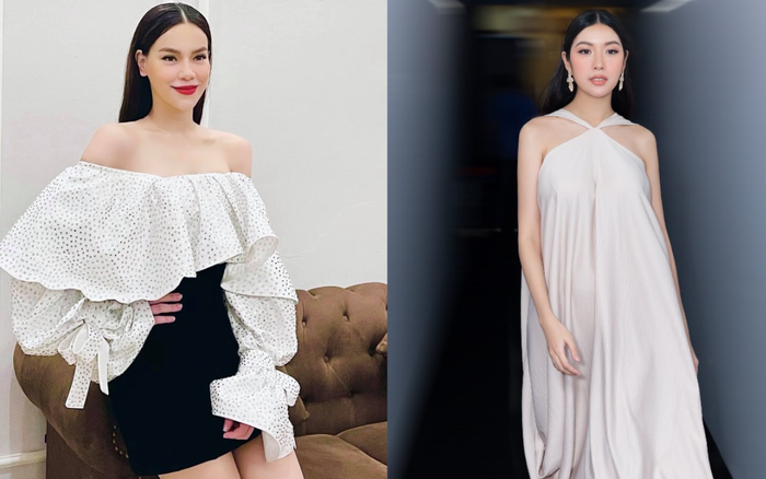 Hà Hồ & Á hậu Thúy Vân đua nhau khiến fan tròn mắt với loạt trang phục 'khó nhằn' sau khi sinh Ảnh 2