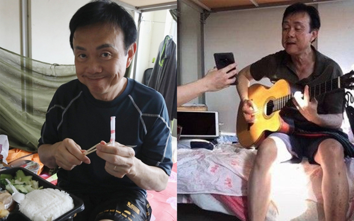 Du học sinh đồng loạt chia sẻ clip cố nghệ sĩ Chí Tài đàn hát ở khu cách li: Thương quá những kỉ niệm! Ảnh 2