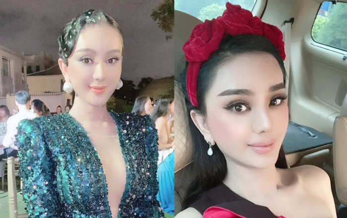 Lên đồ 'chặt chém' dự đám cưới Quý Bình, Lâm Khánh Chi suýt té chổng gọng Ảnh 2