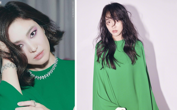 Mỹ nhân Song Hye Kyo 'áp đảo' Đường Yên với kiểu váy xanh bát ngát Ảnh 2