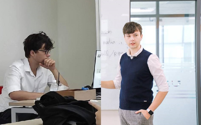 Thầy giáo Tây của ĐH Kinh tế - Tài chính TP.HCM gây 'sốt' MXH với diện mạo cực phẩm Ảnh 2