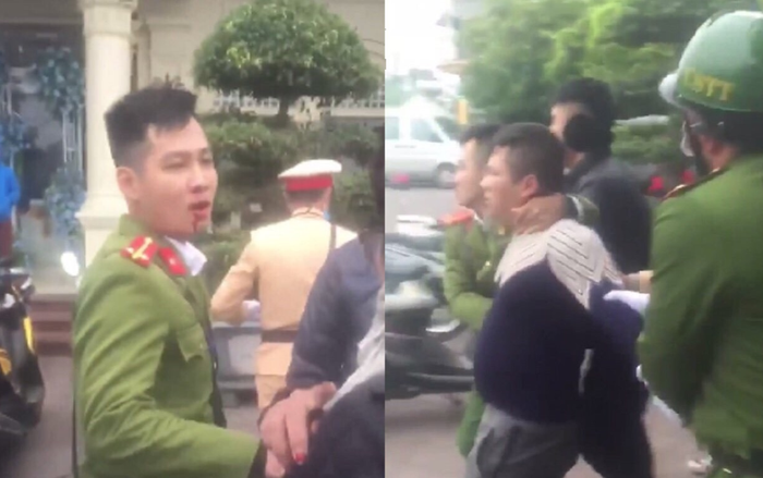 Nam thanh niên hung hãn đấm chảy máu mũi Trung úy cảnh sát dương tính với ma tuý Ảnh 2
