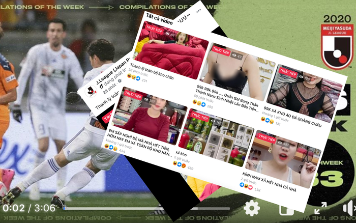 Fanpage giải bóng đá Nhật Bản bị hack để livestream video bán hàng của người Việt Ảnh 2