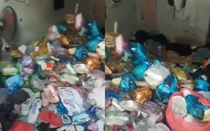 Clip: Phòng trọ bẩn kinh hoàng của cô gái trẻ vô tình bị hàng xóm phát hiện khi ra ngoài mà quên khóa cửa Ảnh 2