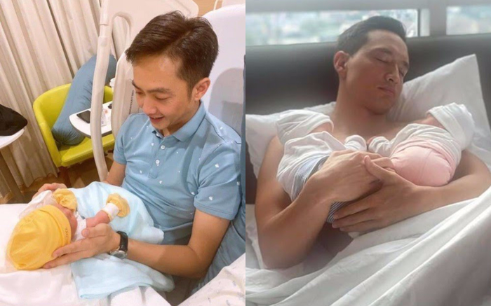 Ông bố 'bỉm sữa' Vbiz 2020: Cường Đôla sắm đồ hiệu tiền tỷ cho con, Kim Lý 'độ body' để gánh một lúc 2 bé Ảnh 2