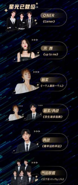 Dương Tử và Tiêu Chiến sẽ hát đầu tiên