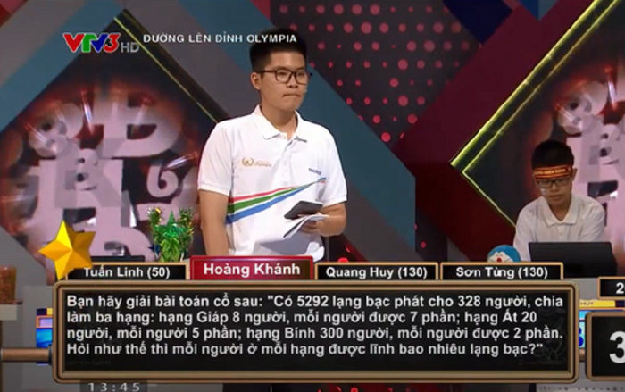 Bài toán trong Đường lên đỉnh Olympia khiến thí sinh toát mồ hôi vì… quá dài Ảnh 2